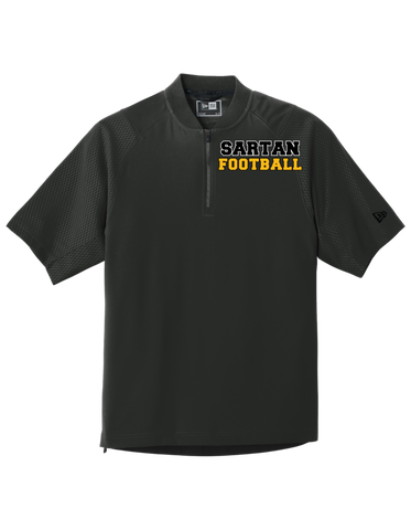2025 COACH New Era® Cage Short Sleeve 1/4-Zip Jacket (NEA600) BLACK