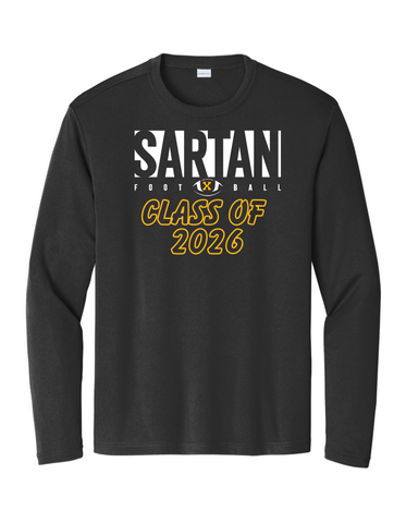 Class of 2026 Sport-Tek® Long Sleeve PosiCharge® Competitor™ Tee (ST350LS) Black