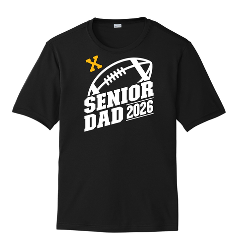 Senior DAD Shirt Port & Co™ Core Cotton Tee (PC54) Black