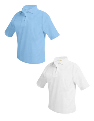 GRADE K-5 - Piqué Knit Short-Sleeve Polo / Adult Sizes (8760)