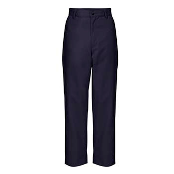 Regular/Slim Embroidered Boys Navy Pants K-8th Grade (7750)