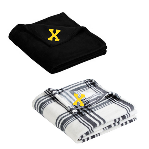 Embroidered X Ultra Plush Blanket - BP31